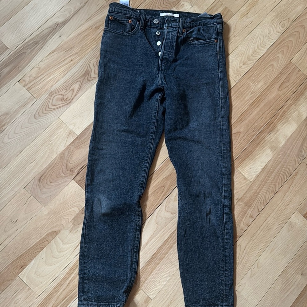 Levi’s wedgie pants - 27 black
